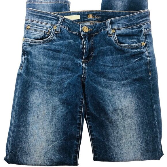 Kut From The Kloth Catherine Boyfriend Jeans Women's Size 2 Medium Wash Denim - Picture 3 of 10
